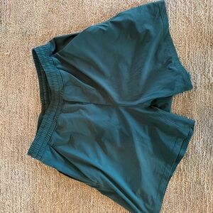 Lululemon green 5" pace breaker linerless Shorts